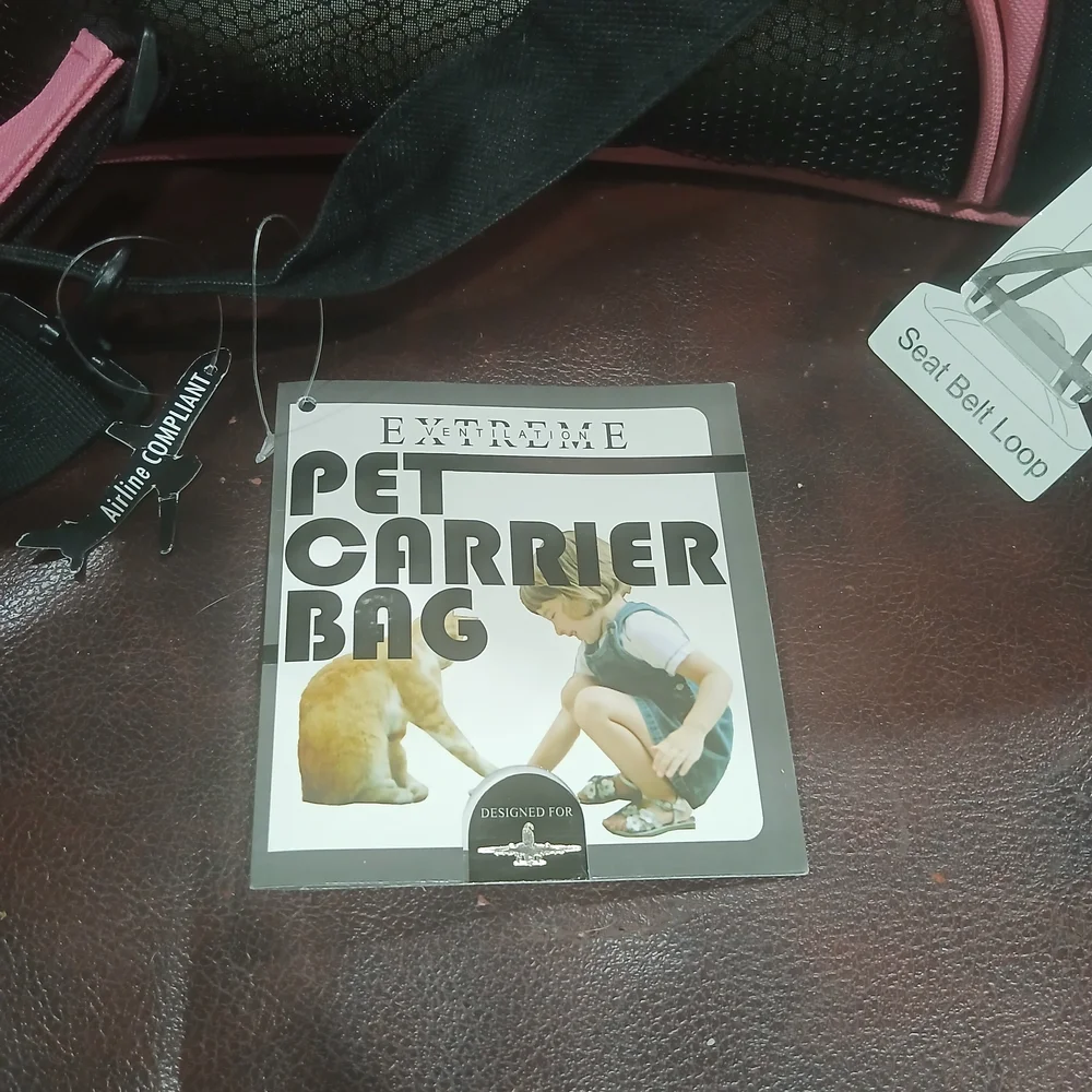 Pink Pet Carrier
